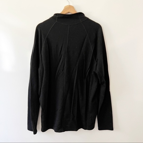 ibex Merino Wool Quarter Zip Pullover Sweatshirt - Picture 3 of 9